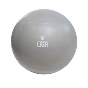 Μπάλα γυμναστικής 75cm Ligasport Gym Ball (Γκρί)