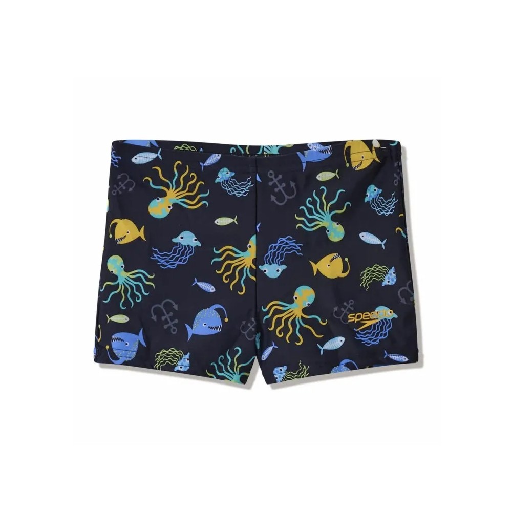 Βρεφικό Αθλητικό Μαγιό Κολύμβησης Speedo Baby Swim Shorts Coal - Speedo Print Aquashort  A00041-9003