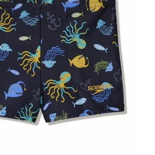 Βρεφικό Αθλητικό Μαγιό Κολύμβησης Speedo Baby Swim Shorts Coal - Speedo Print Aquashort  A00041-9003