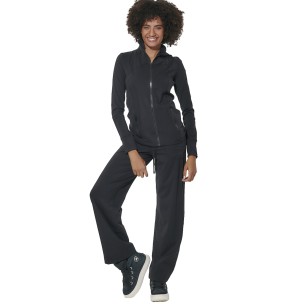 Γυναικείο Παντελόνι Φόρμας Body Action Women's Open Hem Tights Pant 011625-01 (Black)
