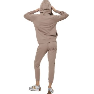 Γυναικείο Παντελόνι Φόρμας Body Action Women's Fleece Skinny Joggers 021627-01 (Mocha Meringue)