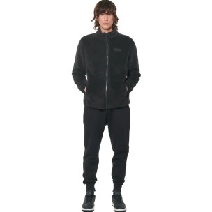 Ανδρικό Παντελόνι Φόρμας Body Action Men's Fleece Sportstyle Joggers 023627-01 (Black)