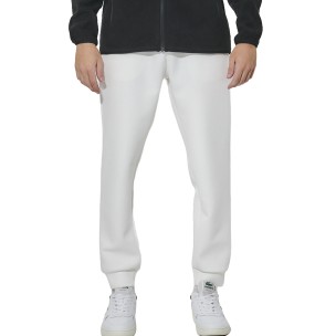 Ανδρικό Παντελόνι Φόρμας Body Action Men's Scuba Knit Joggers 023630-01 (White Off)
