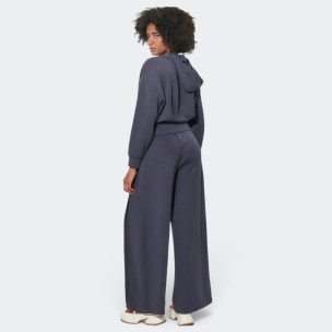 Γυναικείο Crop Modal Φούτερ με Κουκούλα Body Action Women's Modal Crop Hoodie Sweatshirt 061622-01 (Ebony Blue)