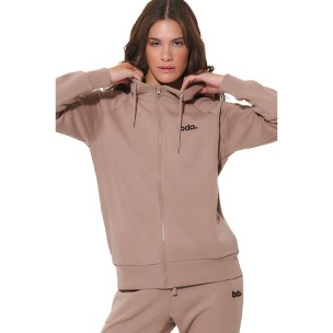 Γυναικεία Ζακέτα με Κουκούλα Body Action Women's Fleece Full Zip Hoodie 071621-01 (Mocha Meringue)