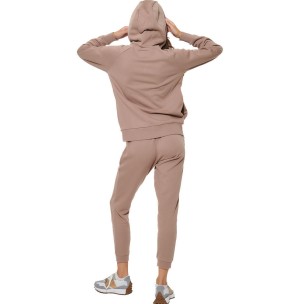 Γυναικεία Ζακέτα με Κουκούλα Body Action Women's Fleece Full Zip Hoodie 071621-01 (Mocha Meringue)