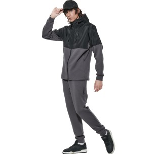 Ανδρικό Μπουφάν Body Action Men's Two Tone Scuba Track Jacket 073627-01 (Boulevard Grey/Black)