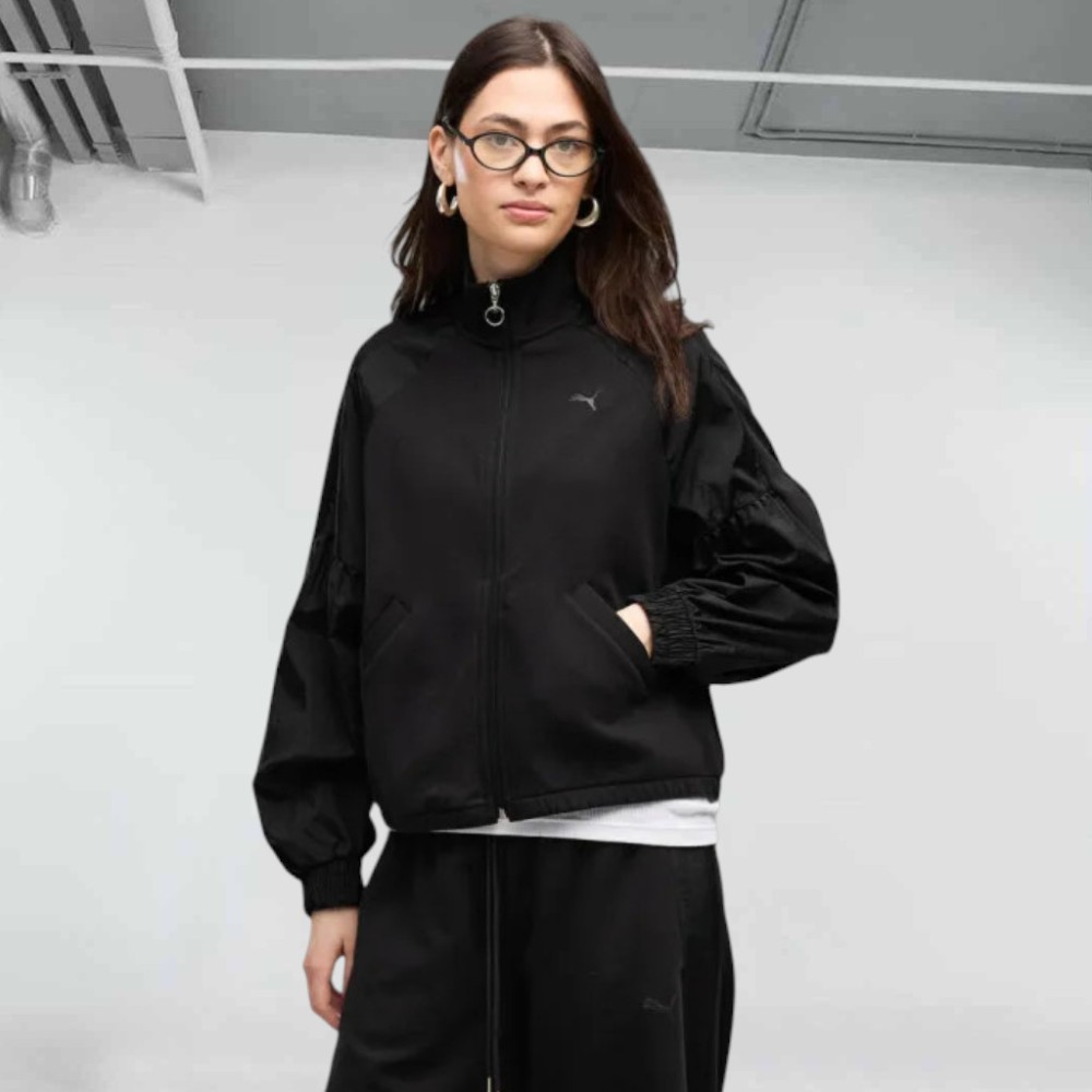 Γυναικεία Ζακέτα Puma Her Full-Zip Relaxed DK Jacket 694023-01