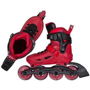 Αυξομειούμενα Πατίνια Powerslide Universe 4W Red Adj. (Size 37-40)