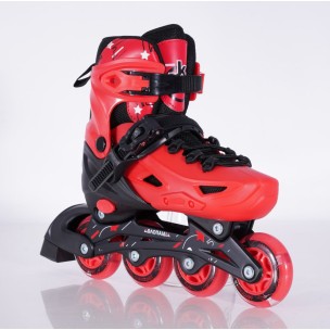 Αυξομειούμενα Inline Skates Αθλοπαιδιά, Κόκκινο 002.10306/RD (Size 31-34)