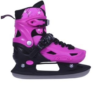 Αυξομειούμενα Πατίνια/Roller Skates/Παγοπέδιλα 3 σε 1 Αθλοπαιδιά, Ρόζ 002.10306/RIS/P/31 (Size 31-34)