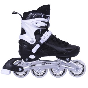 Αυξομειούμενα Πατίνια/Roller Skates/Παγοπέδιλα 3 σε 1 Αθλοπαιδιά, Μαύρο 002.10306/RIS/M/31 (Size 31-34)