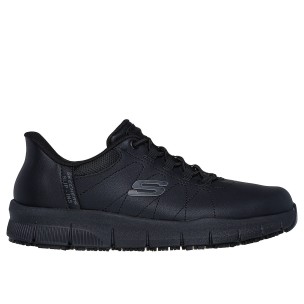 Γυναικεία Παπούτσια Skechers Work Slip-Ins Nampa Cottonbud 108218-BLK
