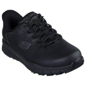 Γυναικεία Παπούτσια Skechers Work Slip-Ins Nampa Cottonbud 108218-BLK