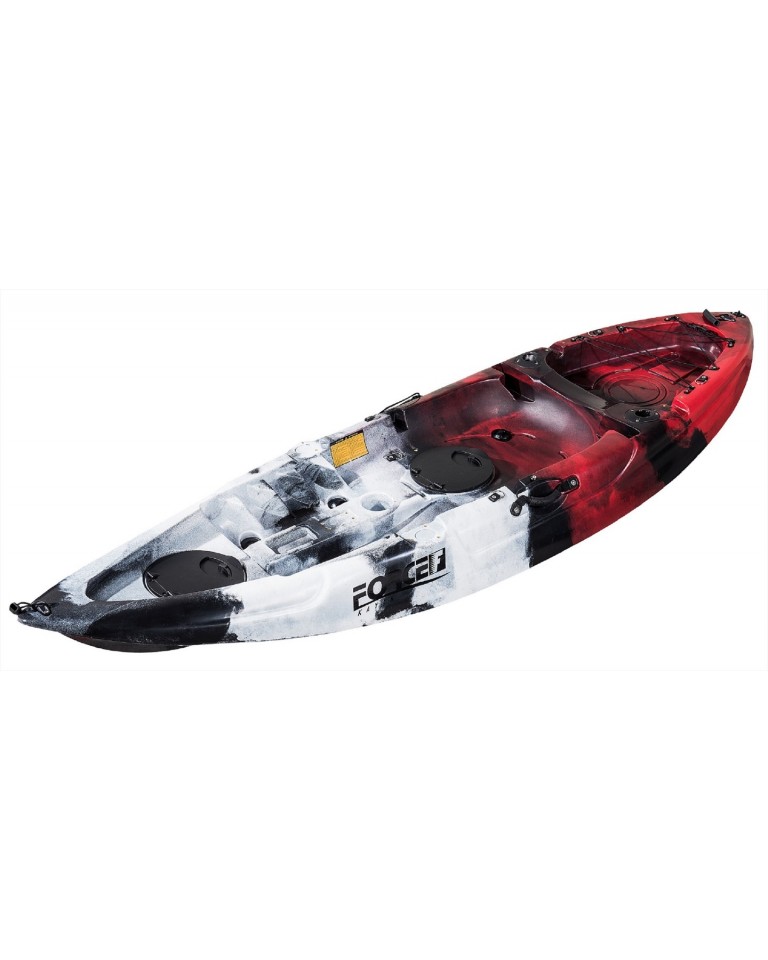 Fishing Kayak Force Andara Sot Ενός Ατόμου Κόκκινο 0100-0120RBW