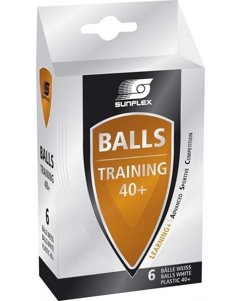 Μπαλάκια Ping Pong Sunflex Training PVC 6 Τεμάχια 97250