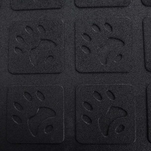 Λαστιχένιο Πάτωμα BECROSS Πλακάκι 100x100cm 20mm Μαύρο 94455