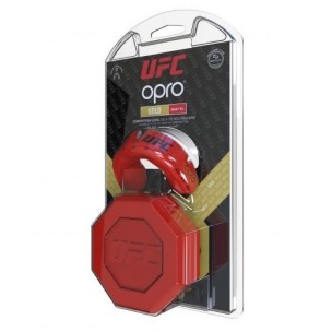 OPRO UFC GOLD SERIES ΠΡΟΣΤΑΤΕΥΤΙΚΗ ΜΑΣΕΛΑ RED/SILVER OP117