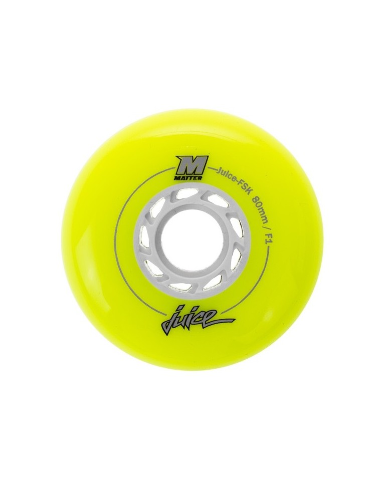 Ρόδες  InLine FreeStyle Matter Juice FSK, 80χιλ./F1 Neon Yellow