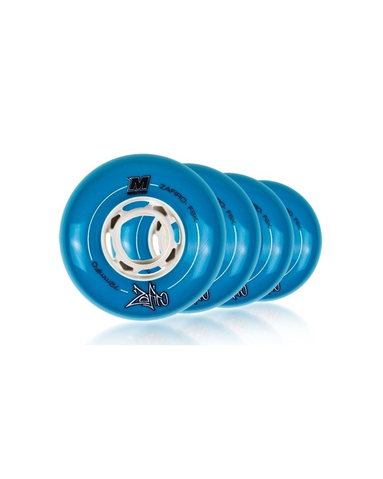 Ρόδες  InLine FreeStyle Matter Zafiro FSK 72χιλ./F0 neon navy