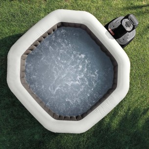 Pure Spa Jet & Bubble Deluxe - 4 ατόμων, Wifi Κονσόλα Intex 28458