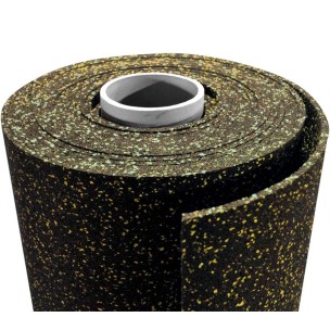 Λαστιχένιο Πάτωμα, Ρολό EPDM, 10x1,2m 8mm Yellow Flecks Beka Rubber 94469