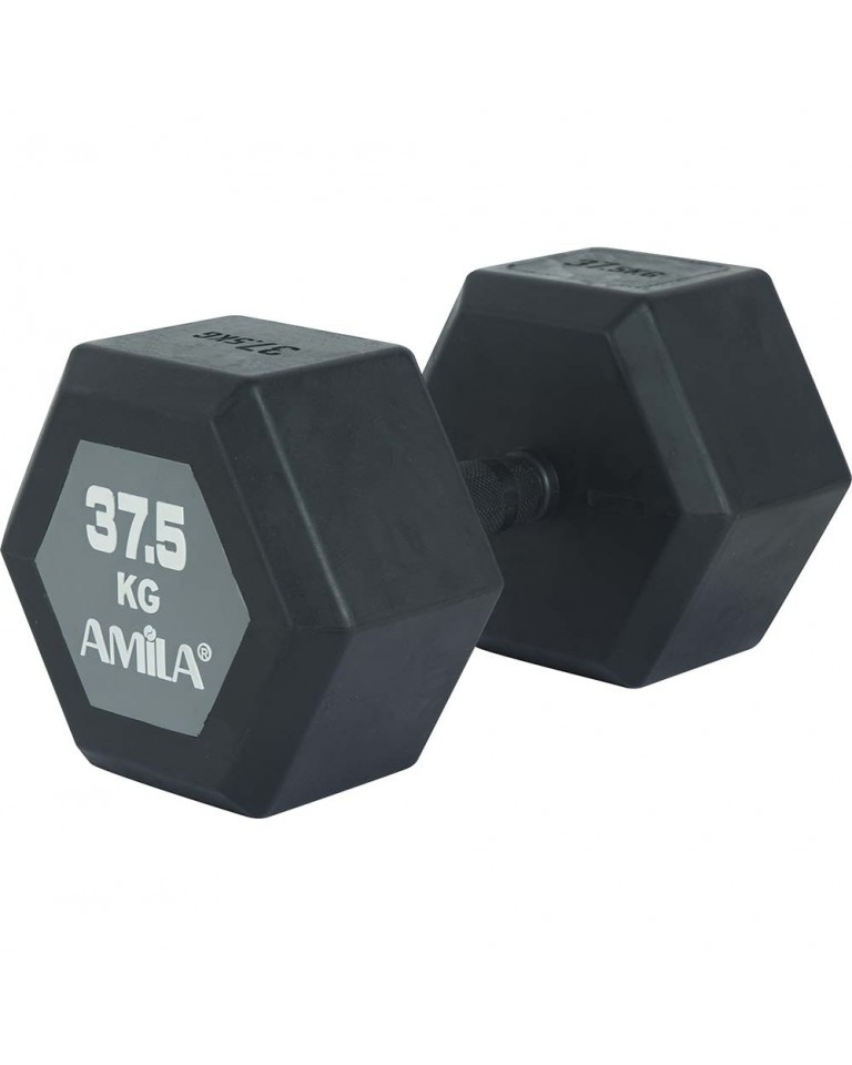 Aλτήρας Εξάγωνος Original Rubber H - 37,5Kg Amila 90602