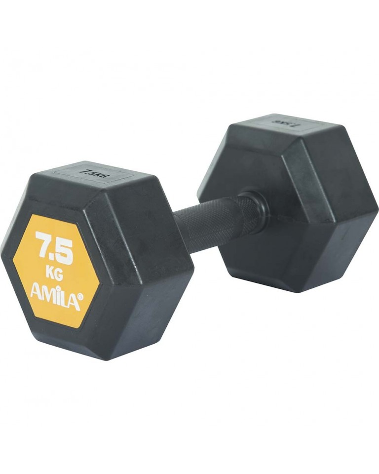 Aλτήρας Εξάγωνος Original Rubber H - 7,5Kg Amila 90588
