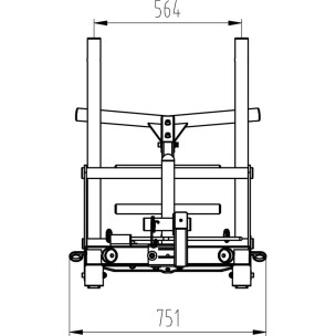 Έλκηθρο Προπόνησης Amila Super Sled 43909