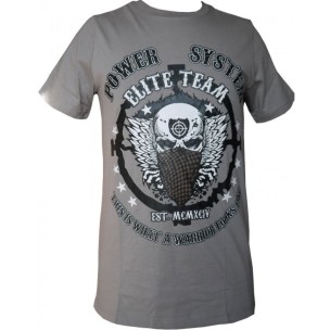 T‑shirt "WARRIOR" (γκρι)PS-8004G