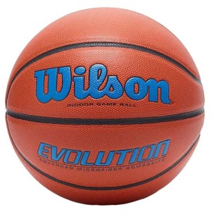 Μπάλα Μπάσκετ Wilson Evolution Pro 295 Size 7 Indoor Basket Ball (WTB0595ΧΒ0704)