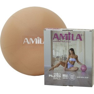 Μπάλα Γυμναστικής Amila Pilates Ball 25cm Χρυσή 95815