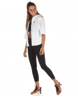 WOMEN OVERSIZED FULL ZIP HOODIE 071015-02-WHITE