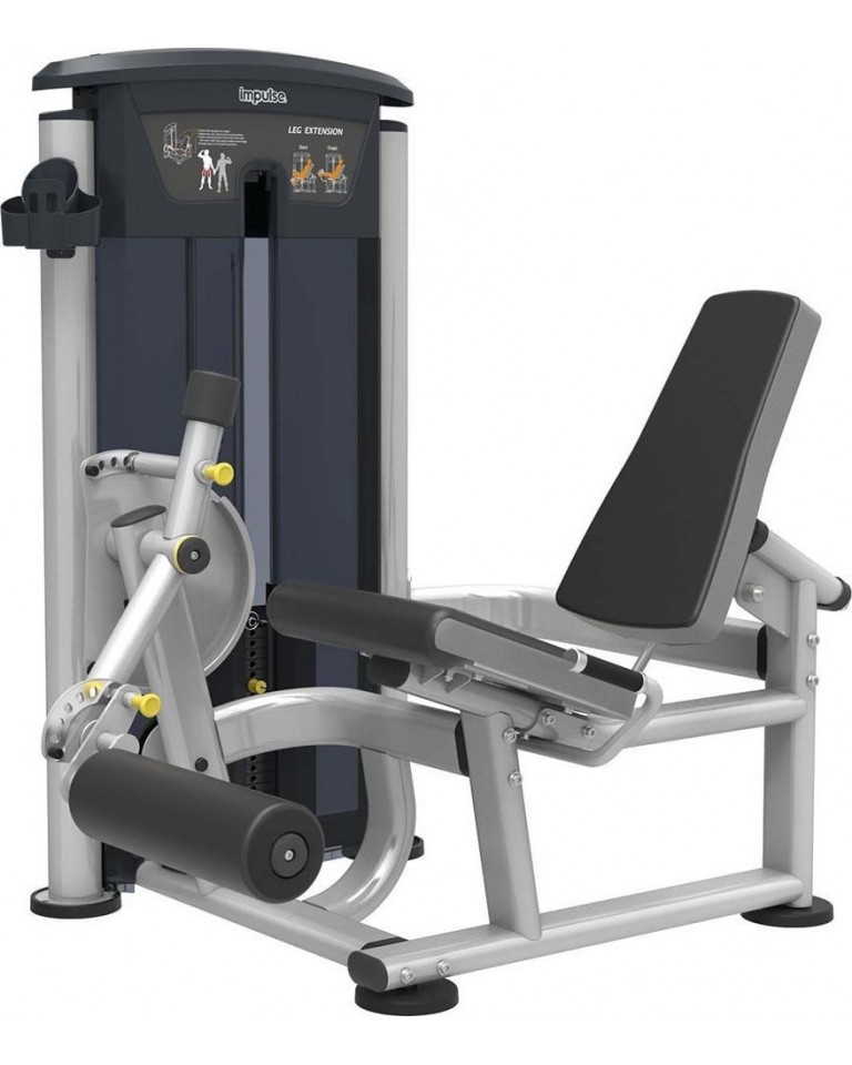 Μηχάνημα Έκτασης Ποδιών Impulse Leg Extension IT9505 (Ασημί)