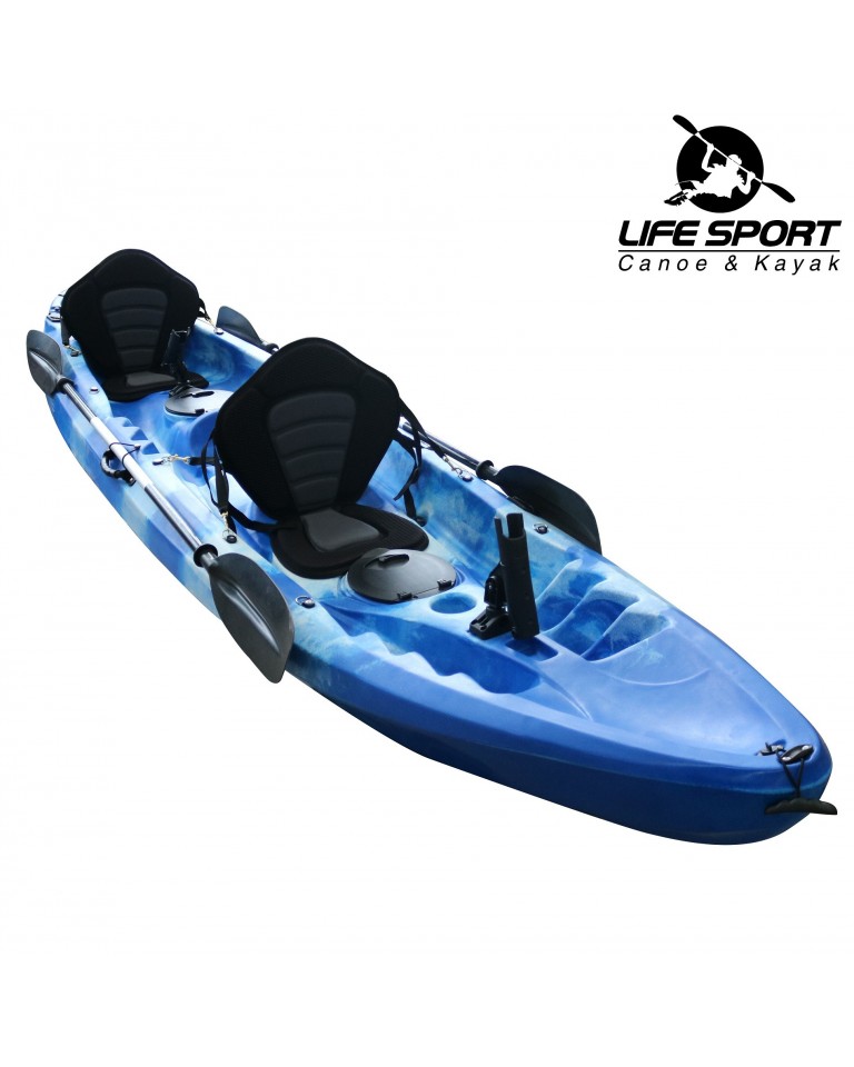 Fishing Kayak Life Sport Happiness (2 ενήλικοι + 1 παιδί) VK 07
