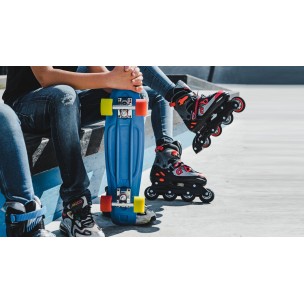 Παγοπέδιλα Nijdam Inline Skates - Combo "Red Raider" N14AC01 (Size 29-32)