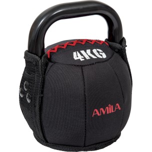 Αλτήρας Kettlebell amila με επένδυση PVC 4kg (84778)