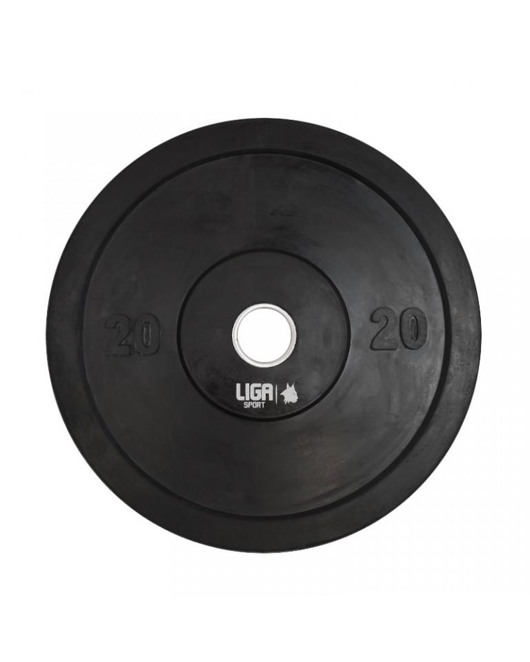 Δίσκος Ολυμπιακού Τύπου με Λάστιχο BUMPER PLATE 20kg LIGASPORT