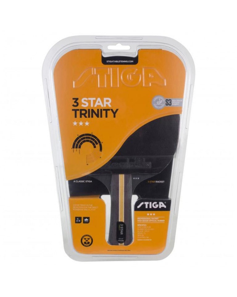 Ρακέτα του πινγκ πονγκ Stiga Trinity 1213 3616 01 για Προχωρημένους 3-Star