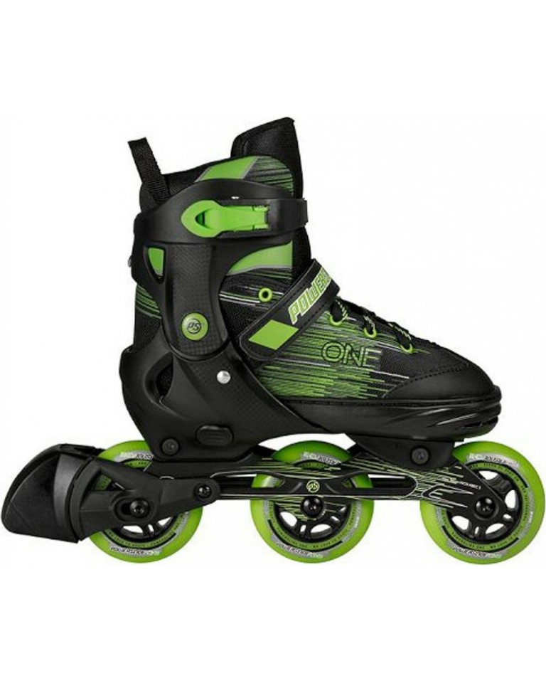 Αυξομειούμενα Πατίνια Powerslide Joker Βlk/Green (Size 29-32)