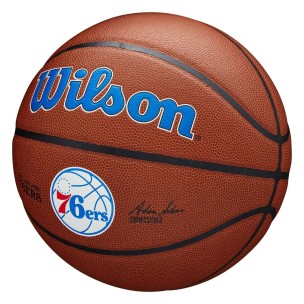 Μπάλα Μπάσκετ Wilson Nba Team Alliance Bskt Philadelphia 76ers WTB3100XBPHI (Size 7)