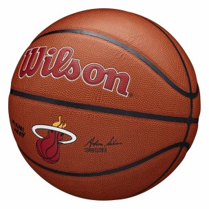 Μπάλα Μπάσκετ Wilson Nba Team Alliance Bskt Miami Heat WTB3100XBMIA (Size 7)