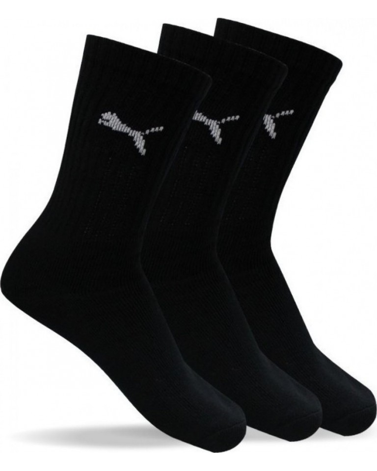 Κάλτσες Puma Sport 3P Socks Unisex Κάλτσα 7312 200 ΜΑΥΡΟ