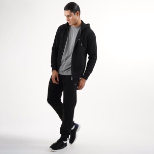 Ανδρική Ζακέτα με Κουκούλα Magnetic North 50012 Black