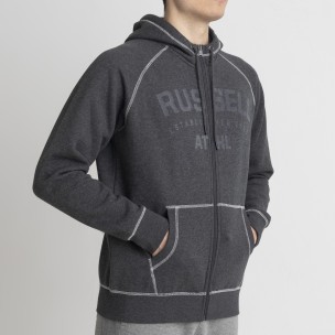 Ανδρική Φούτερ Ζακέτα με Κουκούλα και Τσέπες Russell Athletic A1 036 2 090
