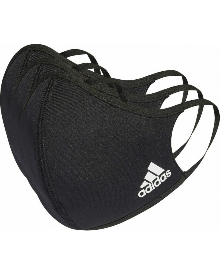 Μάσκες Προσώπου Adidas Performance 3-Pack Medium-Large H08837 BLACK