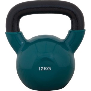 Kettlebell Με Επένδυση Βινυλίου 12kg - Πράσινο