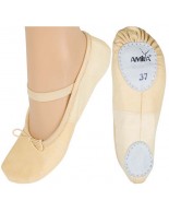 Παπούτσια Μπαλέτου Καμβάς Μπεζ Amila