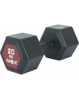 Aλτήρας Εξάγωνος Amila Original Rubber H - 20Kg 90595