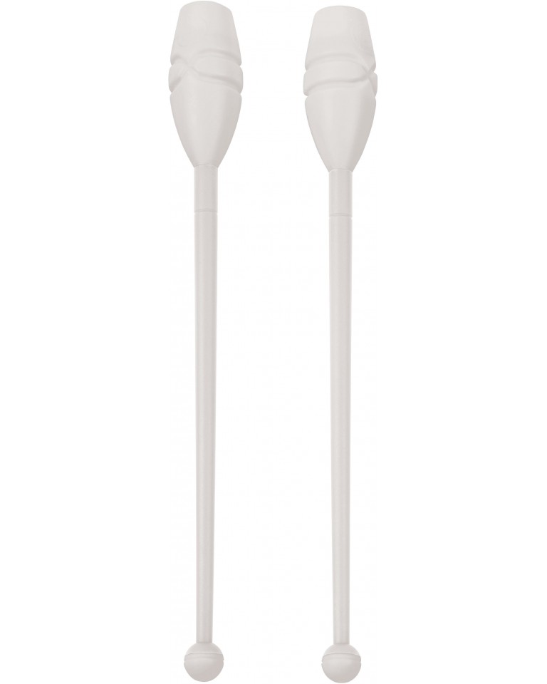 Κορίνες Ρυθμικής Γυμναστικής Amila Παιδικές 36cm Σκληρές,Λευκές 98971